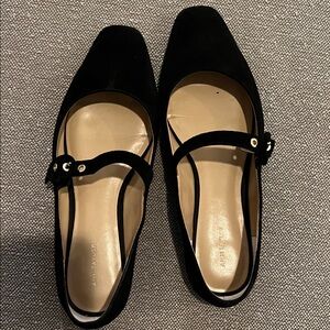 Ann Taylor Black Mary Jane Flats